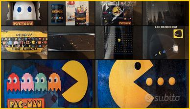 10 oggetti PAC-MAN - nuovi e alcuni sigillati