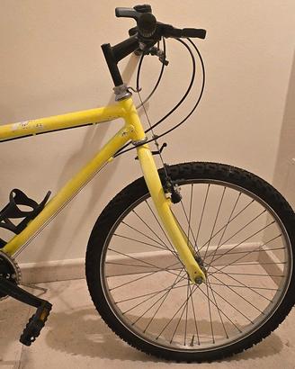 Bici 24" gialla fluo