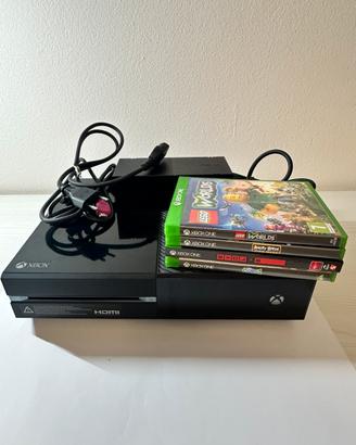 Xbox One 500GB Nera + 4 GIOCHI