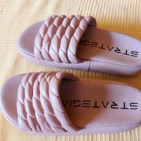 Eleganti ciabatte morbide rosa "Strategia" n.40,