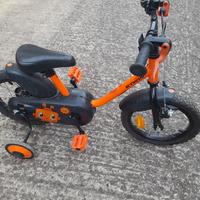 Bicicletta bambino 3/5 anni 14 pollici con casco