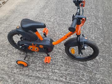 Bicicletta bambino 3/5 anni 14 pollici con casco