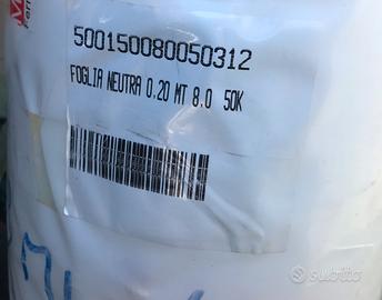 Rotolo polietilene per coperture