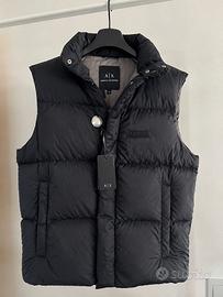 Gilet Armani Exchange Uomo Nero Xs Piumino Nuovo