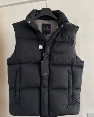 Gilet Armani Exchange Uomo Nero Xs Piumino Nuovo