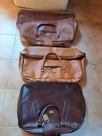 valigie in pelle vintage 
