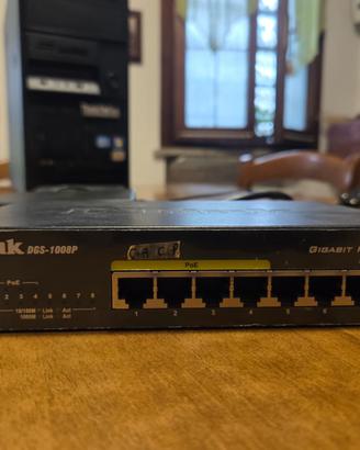Switch D-Link DGS-1008 Poe