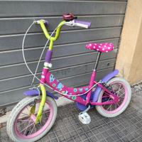 Bici bambina rosa Disney Minnie