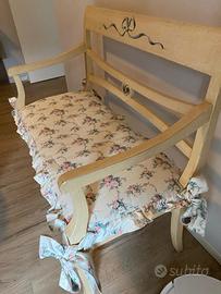 Panchetta in legno stile classico/shabby chic