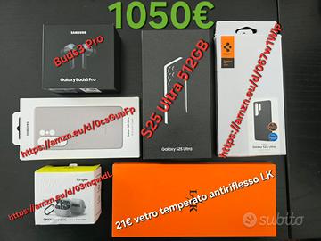 Samsun Galaxy S25 Ultra 512GB + Galaxy Buds3 Pro 