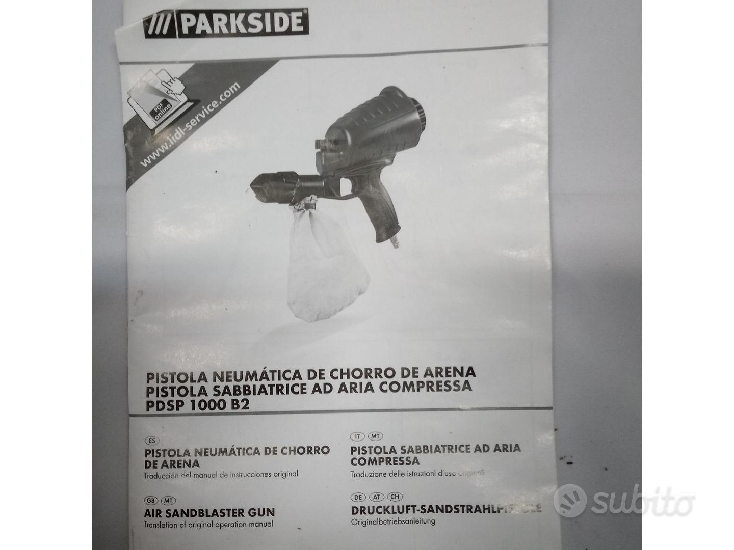 Recensione pistola sabbiatrice Parkside PDSP 1000 B2 