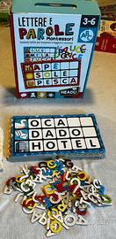 Lettere e parole montessori