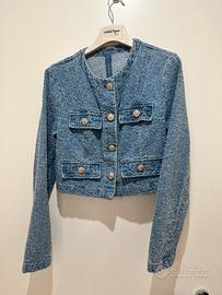 Giacchino in jeans modello Chanel