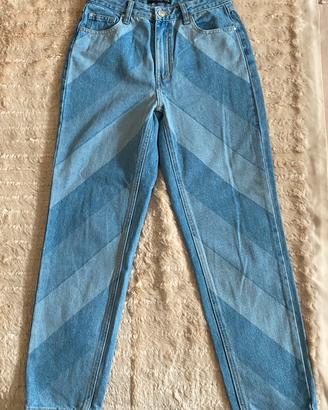Jeans donna Zuiki vita alta taglia 42