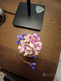 Vasetti in vetro con coperchio colorato