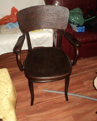 Poltrona thonet vienna di epoca primi 800