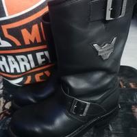 stivali uomo pelle harley davidson TG 41
