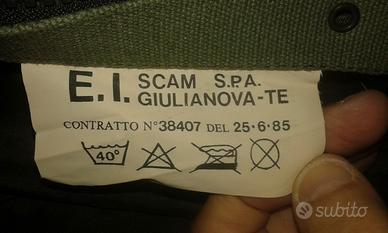 SACCO A PELO DI FATTURA MILITARE