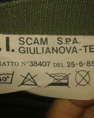 SACCO A PELO DI FATTURA MILITARE