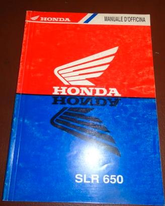 SLR650 manuale officina manutenzione Honda