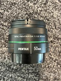 Pentax 50 mm 1.8  da pari al nuovo
