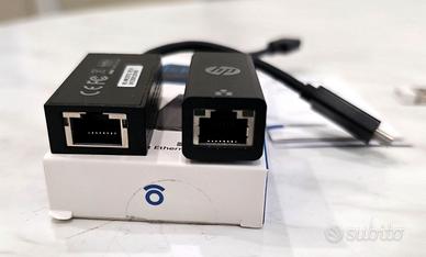 MOUSE WIRELESS HP NUOVO E ADATTATORI RJ45-USB-C