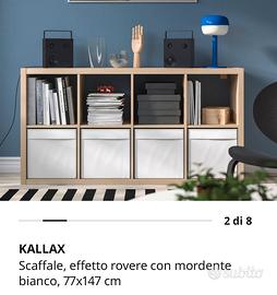 Libreria Ikea Kallax Rovere chiaro