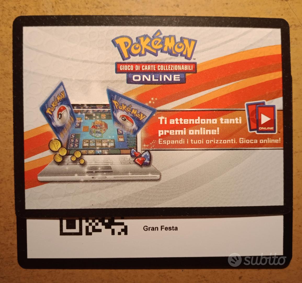Pokemon codici Gran Festa carte codice - Collezionismo In vendita a Roma