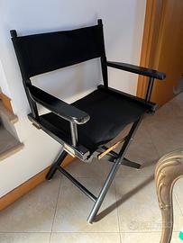 Sedia da regista nera