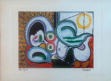 Litografia originale Picasso ''Donna nuda distesa'