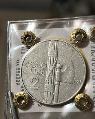 Buono 2 Lire 1927 - Vittorio Em. III