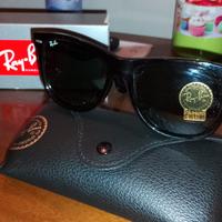 rayban wayferer nuovi + ricambi originali