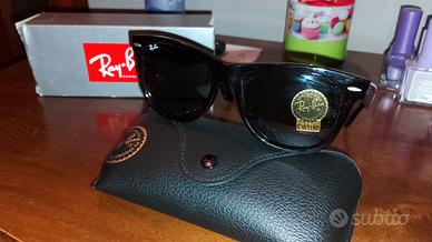 rayban wayferer nuovi + ricambi originali