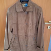 Vintage giacca donna effetto camoscio