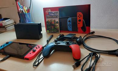 Nintendo switch, controller custodie e minecraft