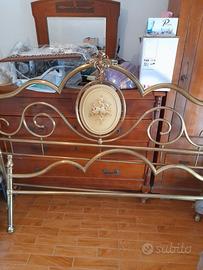 Testiera letto ottone