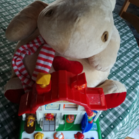 Fattoria chicco + grosso ippopotamo in peluche