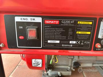 2 gruppi elettrogeni 220 seminuovi