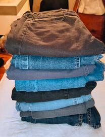 Lotto 8 paia Jeans inverno/primavera.Tg 11/14 anni