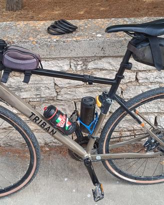 Triban GRVL 520t (taglia ML) setup hravel