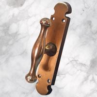 🪟 Maniglia finestra in ottone bronzato-Come Nuova