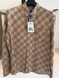 camicia Burberry tartan nuova
