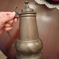 boccali in peltro vintage 