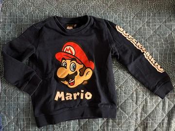 Felpa Super Mario Bambino 3 -4 Anni