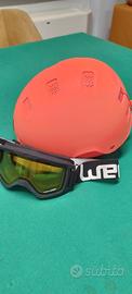 Casco e maschera neve bambino taglia S