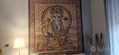stampa batik con supporto legno