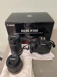 Canon R100 nuova + 2 obiettivi