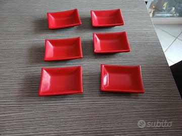 6 piattini salsa soia