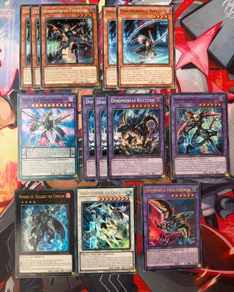 Yu gi oh deck completo dinomorphia con extra