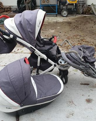 passeggino trio completo + ombrello 
